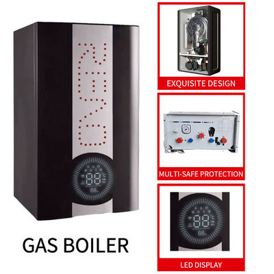 20/24/42 Kilowatt-Gas-kondensierender an der Wand befestigter Kessel-Schwarz-Shell Copper Heat Exchanger Hot-Warmwasserbereiter
