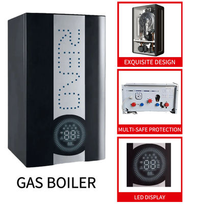 Gas-kondensierende an der Wand befestigte Kessel-Schwarz-Shell-Heizung und Baden von Doppelfunktion